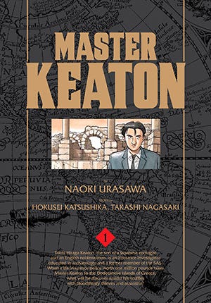 Master Keaton vol 1 and Sneeze by Naoki Urasawa