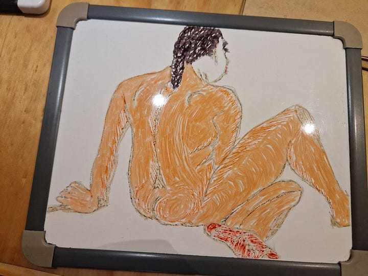 life drawing model in Cardiff