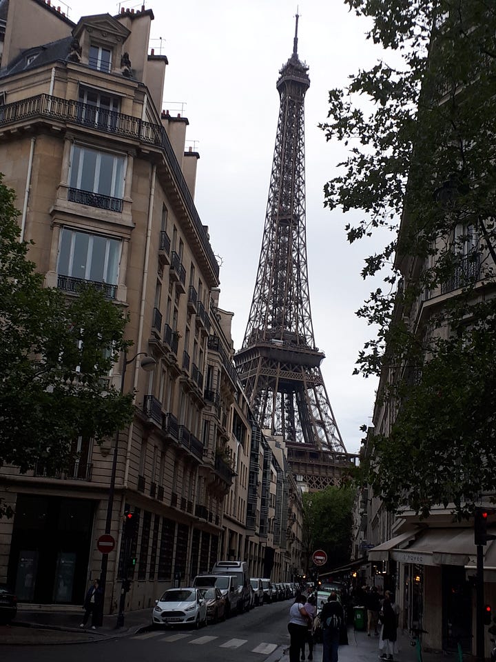 Images of dense Paris housing.