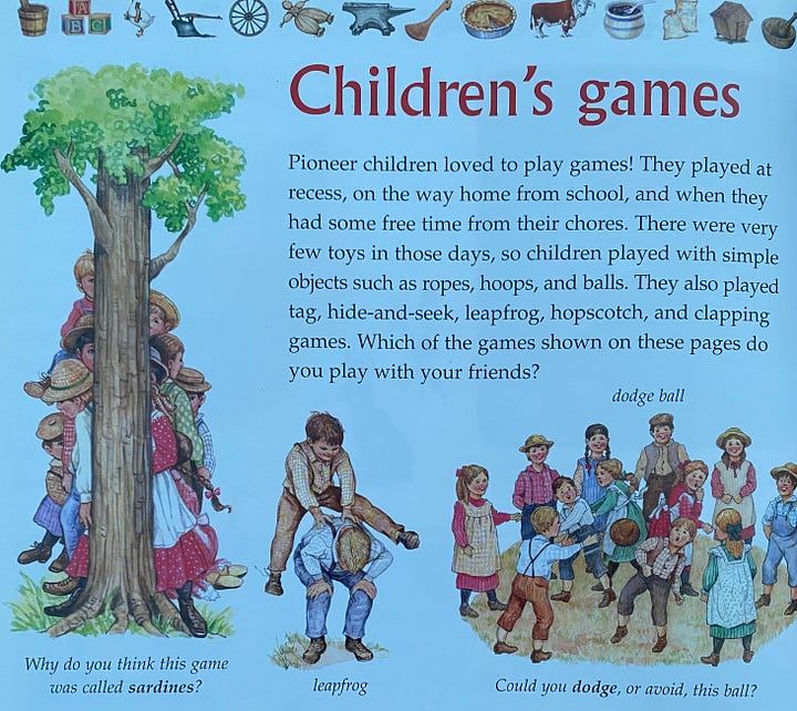 Children's pioneer games