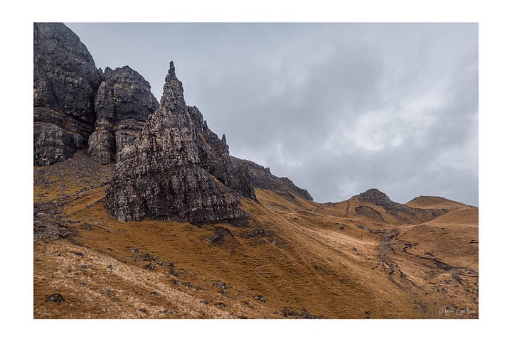 Old Man of Storr basalt columns