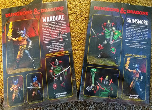 D&D Ultimate Action Figures, Warduke & Grimsword