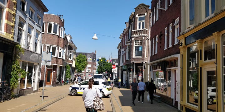 Encampment at Harmonie, University of Groningen