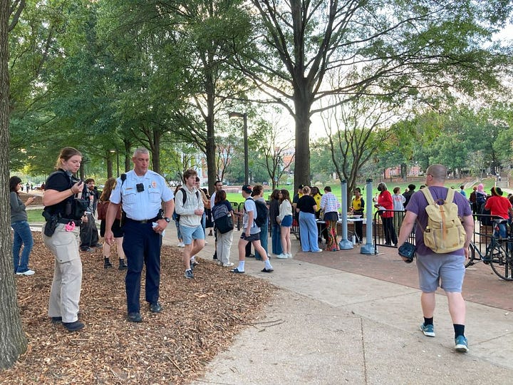 University of MD October 7 vigil