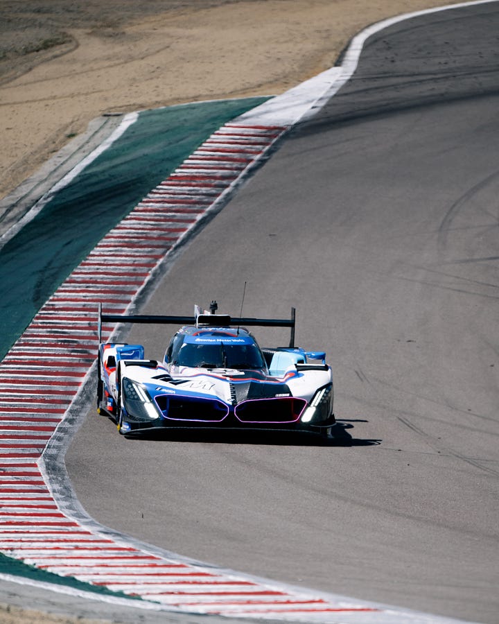 BMW M Team RLL captures pole position ahead of the IMSA Monterey round at Laguna Seca in May 2025. Photos by Walter Fulbright.