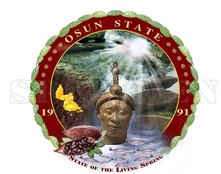 The New Osun State Logo (from the Logo Competition) vs The Publicly Bashed Logo 