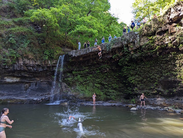 guided waterfall walk brecon beacons