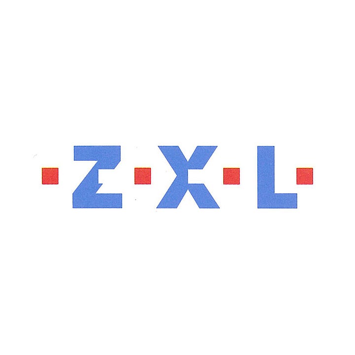 Logo for Japanese car-parts maker Zexel designed by PAOS in 1991, LogoArchive, Logo Histories