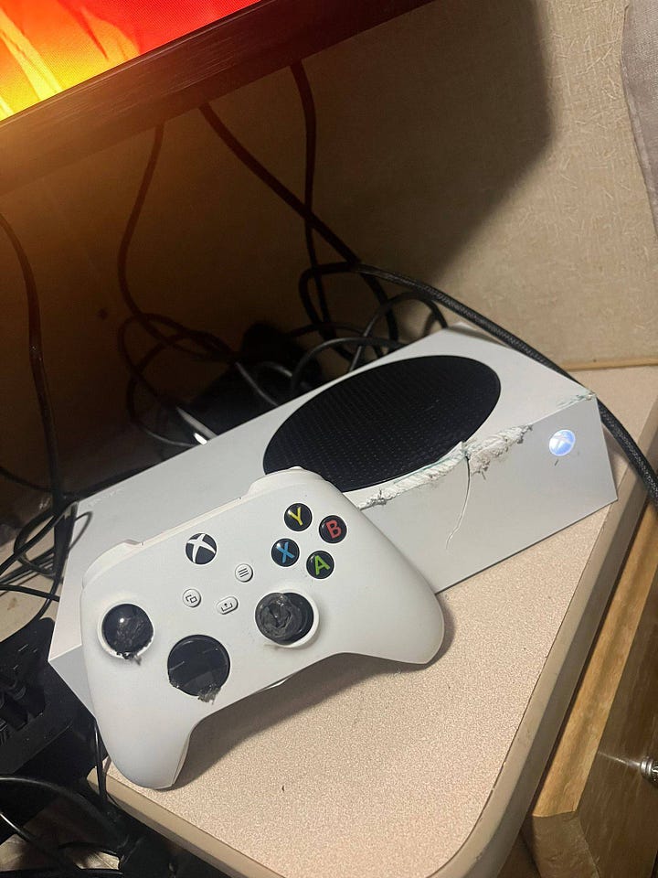 Damaged Xbox Series S