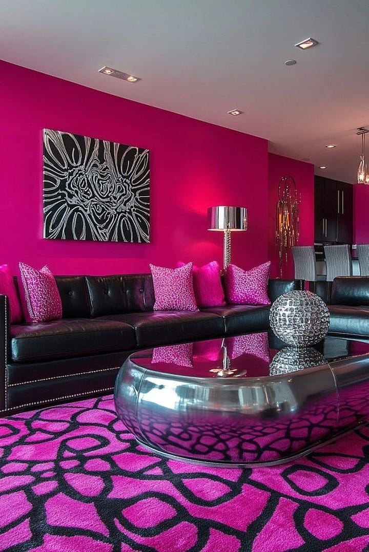 Fuschia interior home design