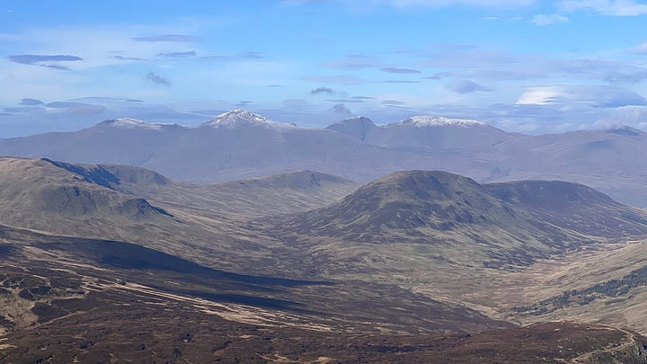 A selection of photographs from the top of Ben Chonzie! The sky was clear and we could see for miles!