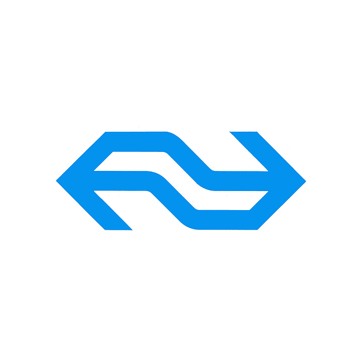 Tel Design's 1967 logo for Dutch rail network Nederlandse Spoorwege