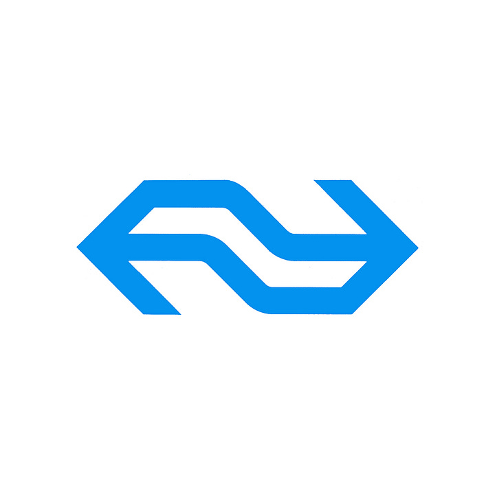 Tel Design's 1967 logo for Dutch rail network Nederlandse Spoorwege