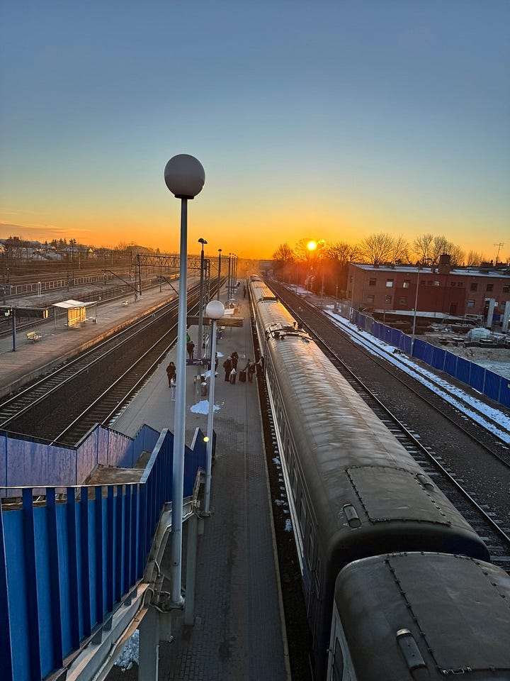 Kyiv to Warsaw on the sleeper train