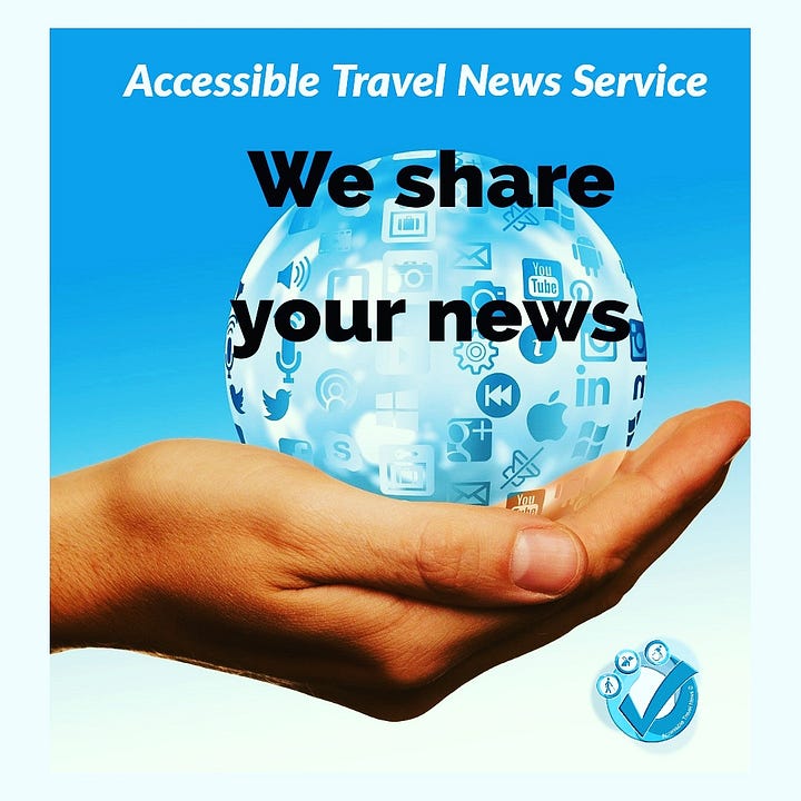 Accessible travel online logo and text