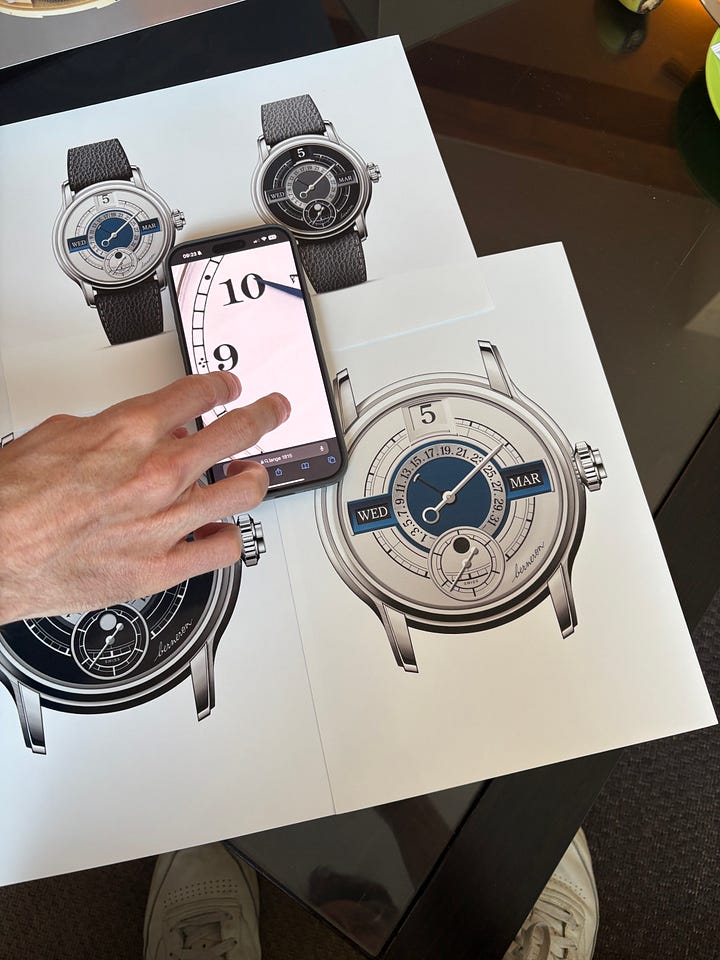 Berneron Annual Quantieme watch