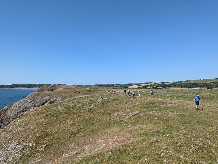 walking Lydstep to Tenby