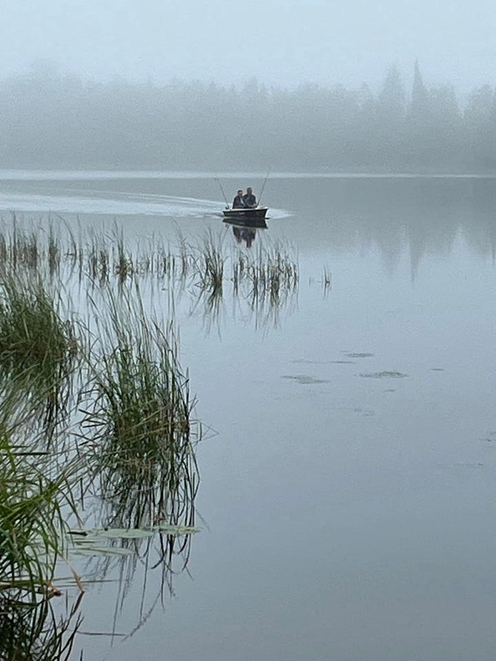 Foggy morning at Itasca State Park