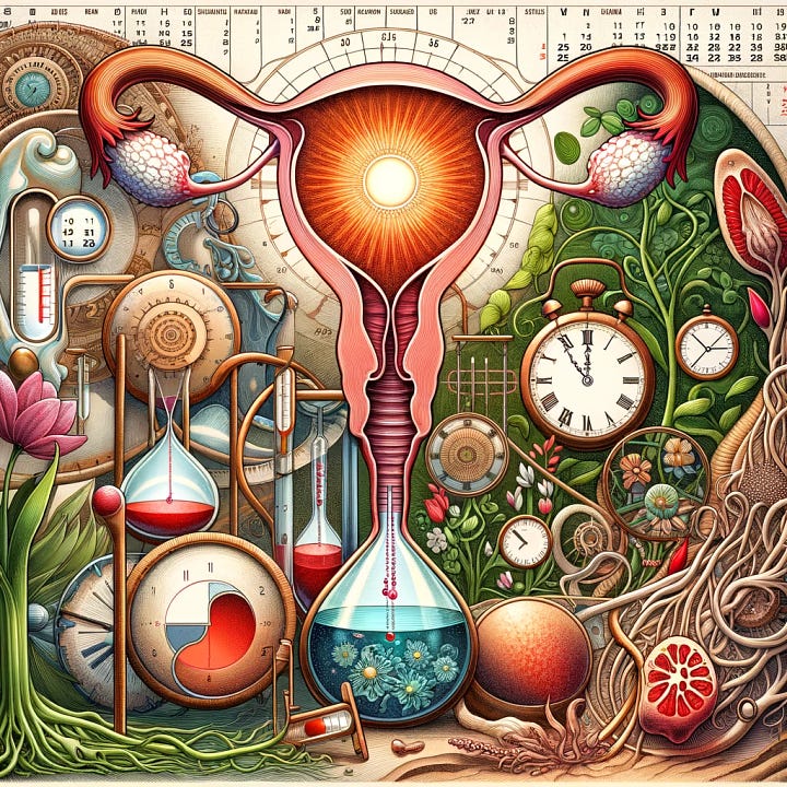 Various surreal and mutimedia pieces regarding fertility themes