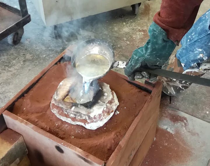 Pewter Casting With London Sculpture Workshop