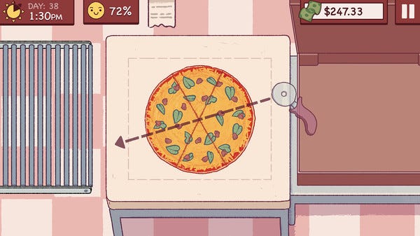 screengrabs of good pizza, great pizza