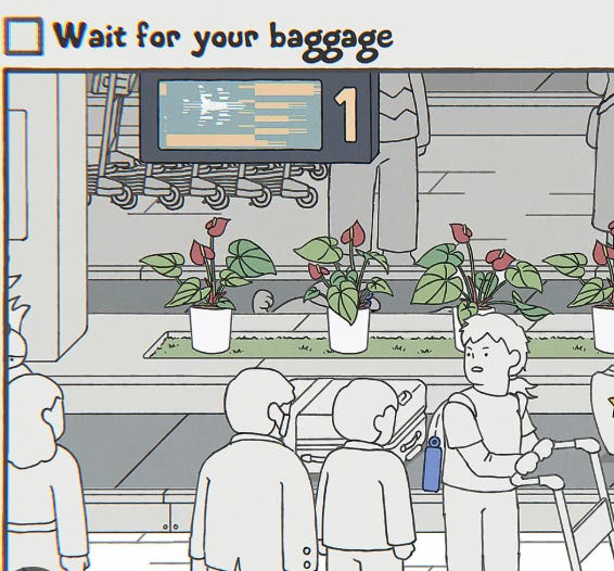 screengrabs of while waiting