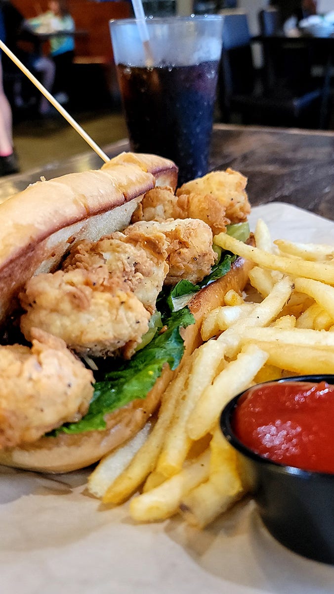 The Shrimp Po Boy from Highlander Public House