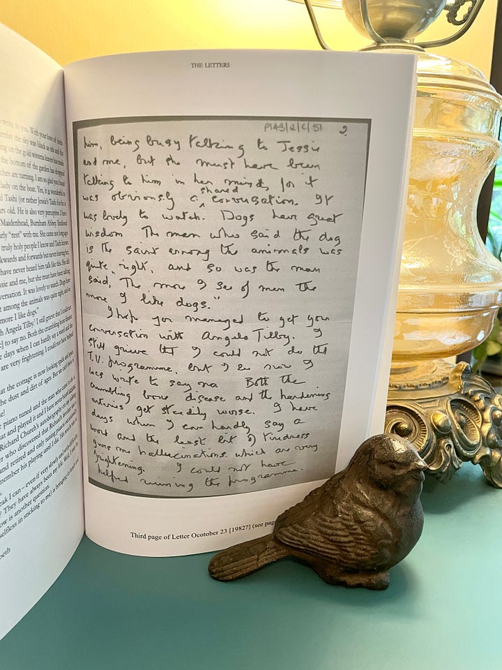 Some of the newly published letters from Goudge to Stewart