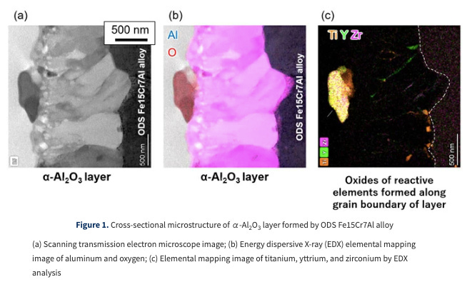 α-Al2O3 Protective Layer That Sticks to Metal Surface with Functions of an Anchor and Peg