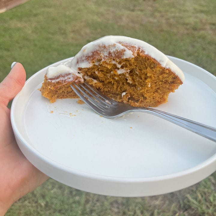 Pumpkin bundt cake