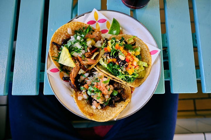 Puffy Tacos and Tacos in Copenhagen, Photos by the Nix Corporation and Krisztian Tabori, Unsplash