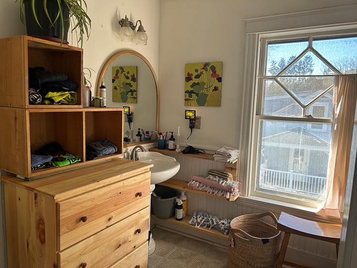 Bathroom redesign redo upgrade organization makeover