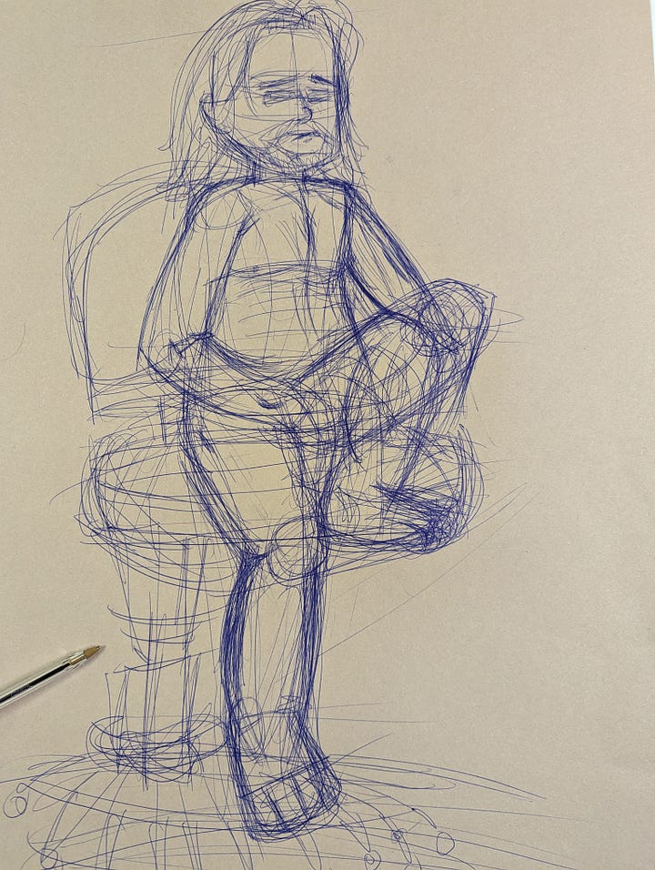 life model sketches in cardiff crosskeys life drawing