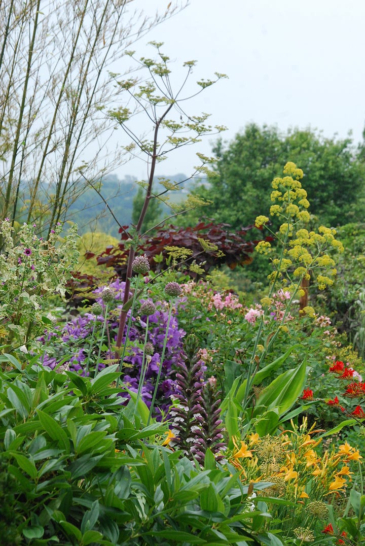 Entering the gate into Great Dixter