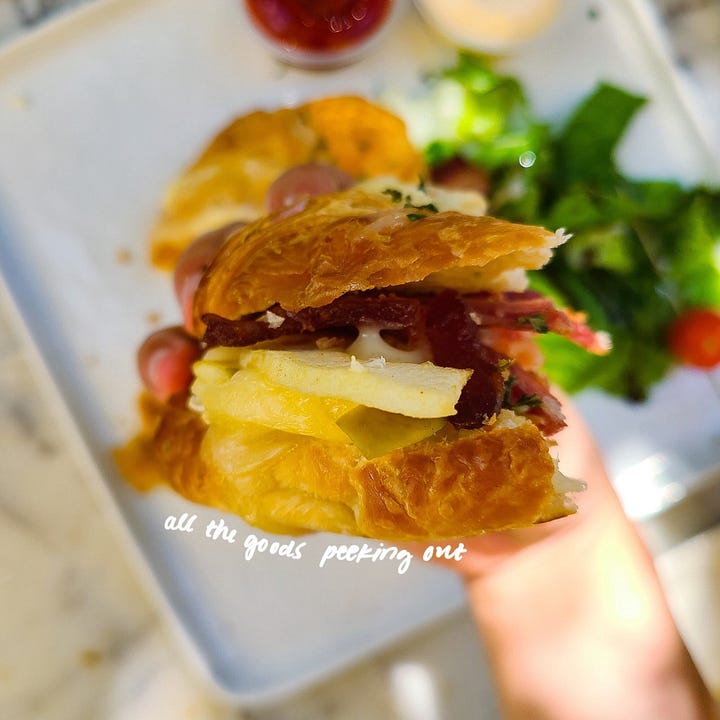 Renaissance Patisserie Bacon Brie Apple Croissant