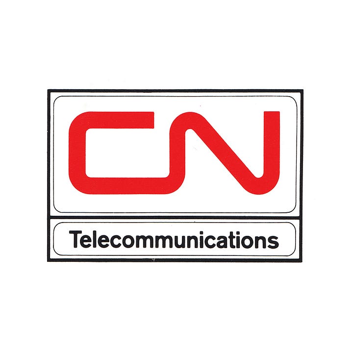 Allan Fleming's 1960 logo for Canadian National Railway