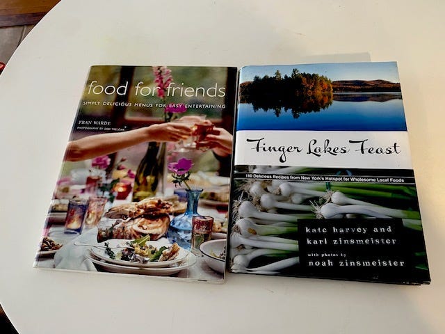 Front covers of a selection of cookbooks.