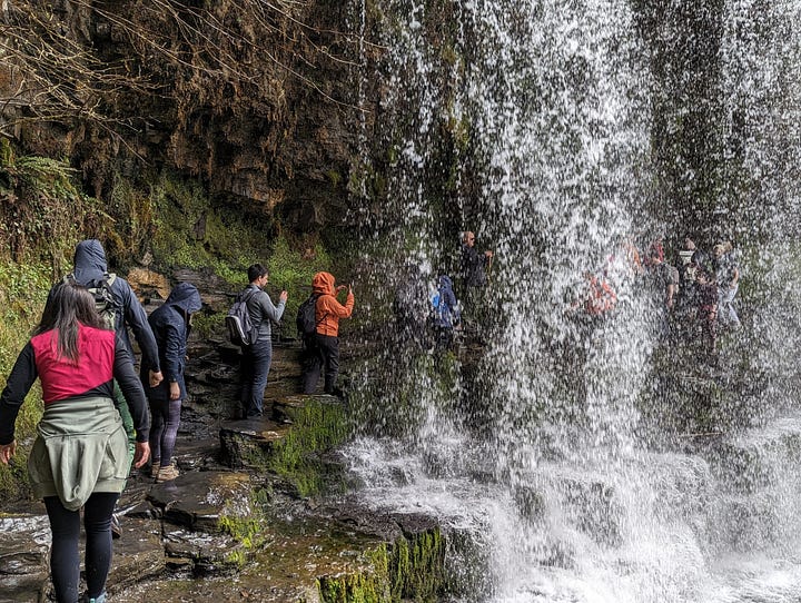 waterfalls walk in the Brecon Beacons