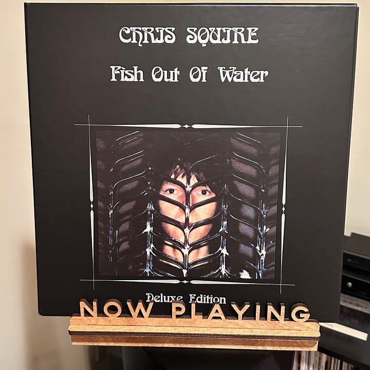 Album covers from Muriel Grossmann 'Golden Rule,' Chris Potter Quartet 'Eagle's Point,' Sonny Rollins 'Way Out West,' Jackie McLean 'Action' and Chris Squire 'Fish Out of Water'