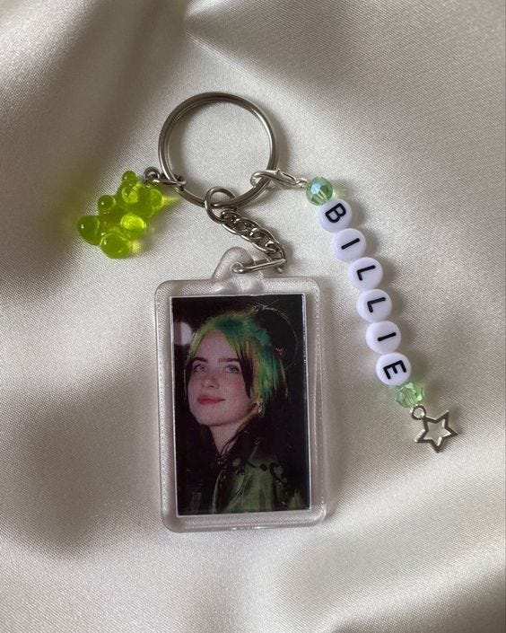 DIY Billie Eilish keychain, DIY BTS J-hope tote bag