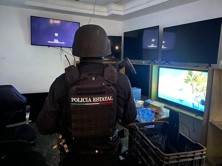 photos of CJNG surveillance center