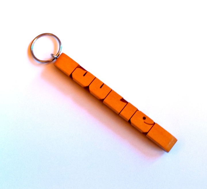 Double-Sided Keychain - New Design