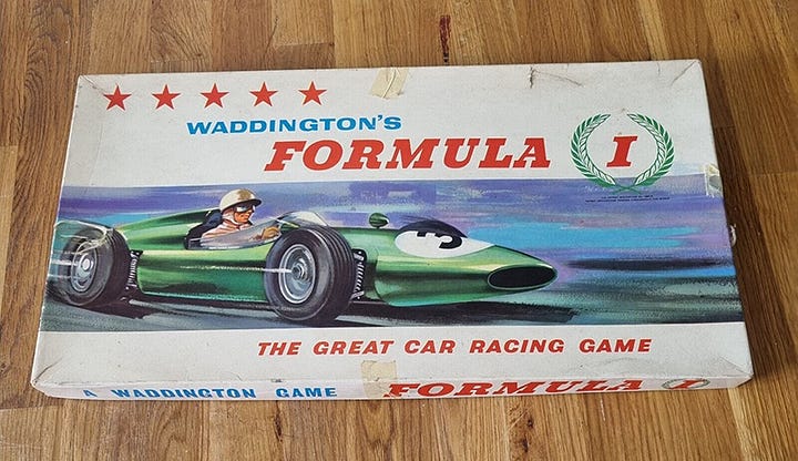 Waddington's Formula 1, the great racing game