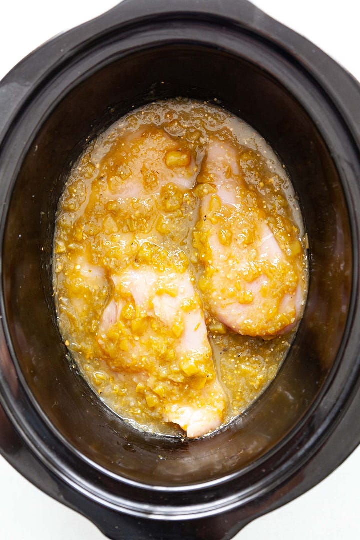 shredded green chile chicken