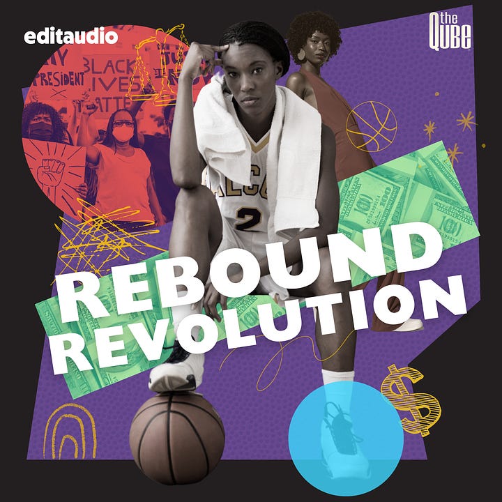 Screenshots from episodes of Rebound Revoltion podcast,  you can learn more here: https://rebound-revolution.simplecast.com/