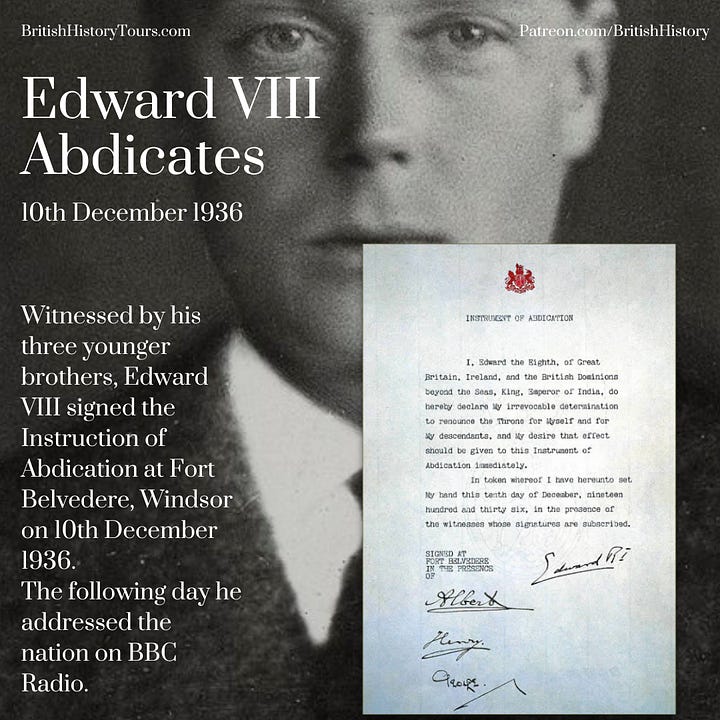 Edward VIII Abdicates