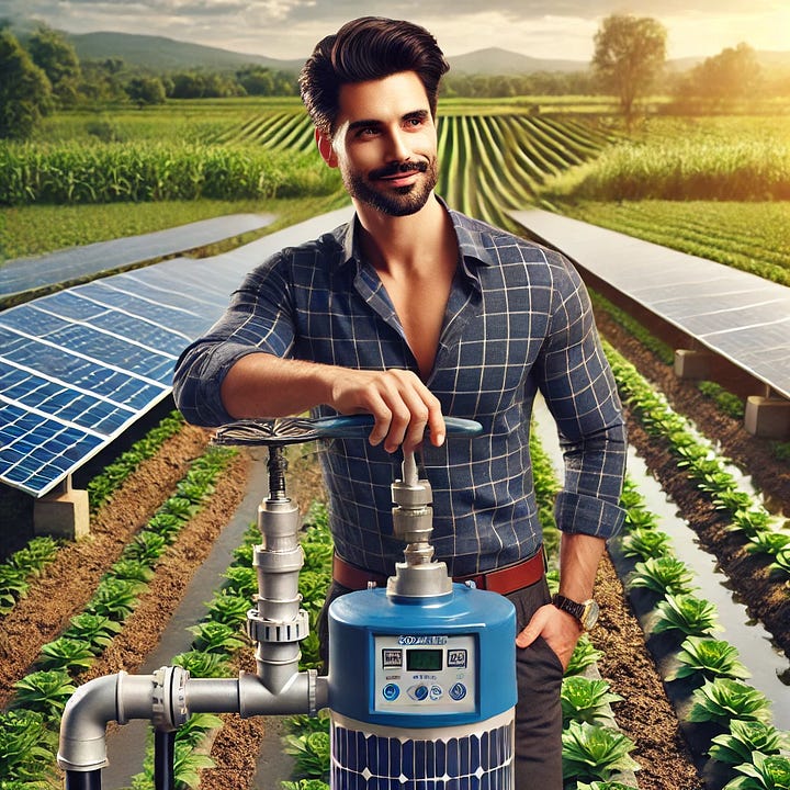 A Solar Irrigation Pump Without Need of a Mechanical Position Sensor