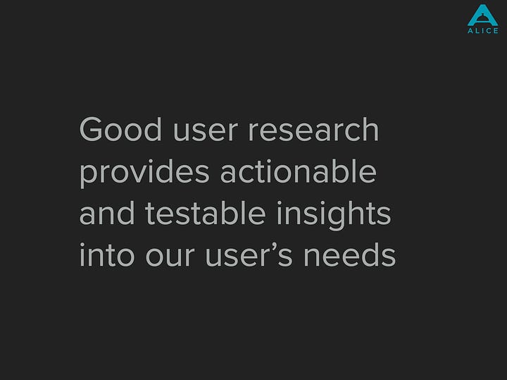 user research academy