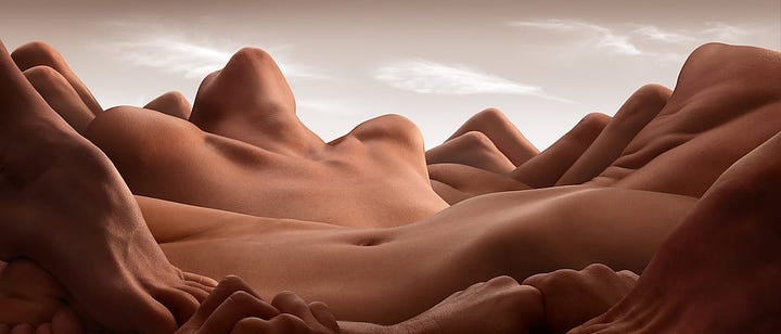 2 of many "Bodyscapes" by Carl Warner