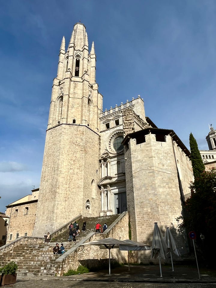 Basílica de Sant Feliu & Streets of Girona